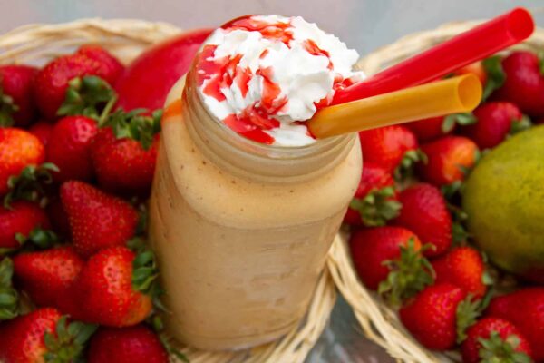 Strawberry Mango Protein Shake