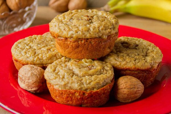 Banana Nut Protein Muffins