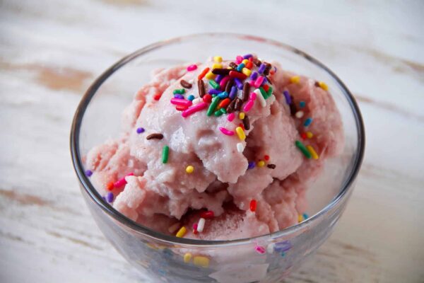 Strawberry Protein Ice Cream