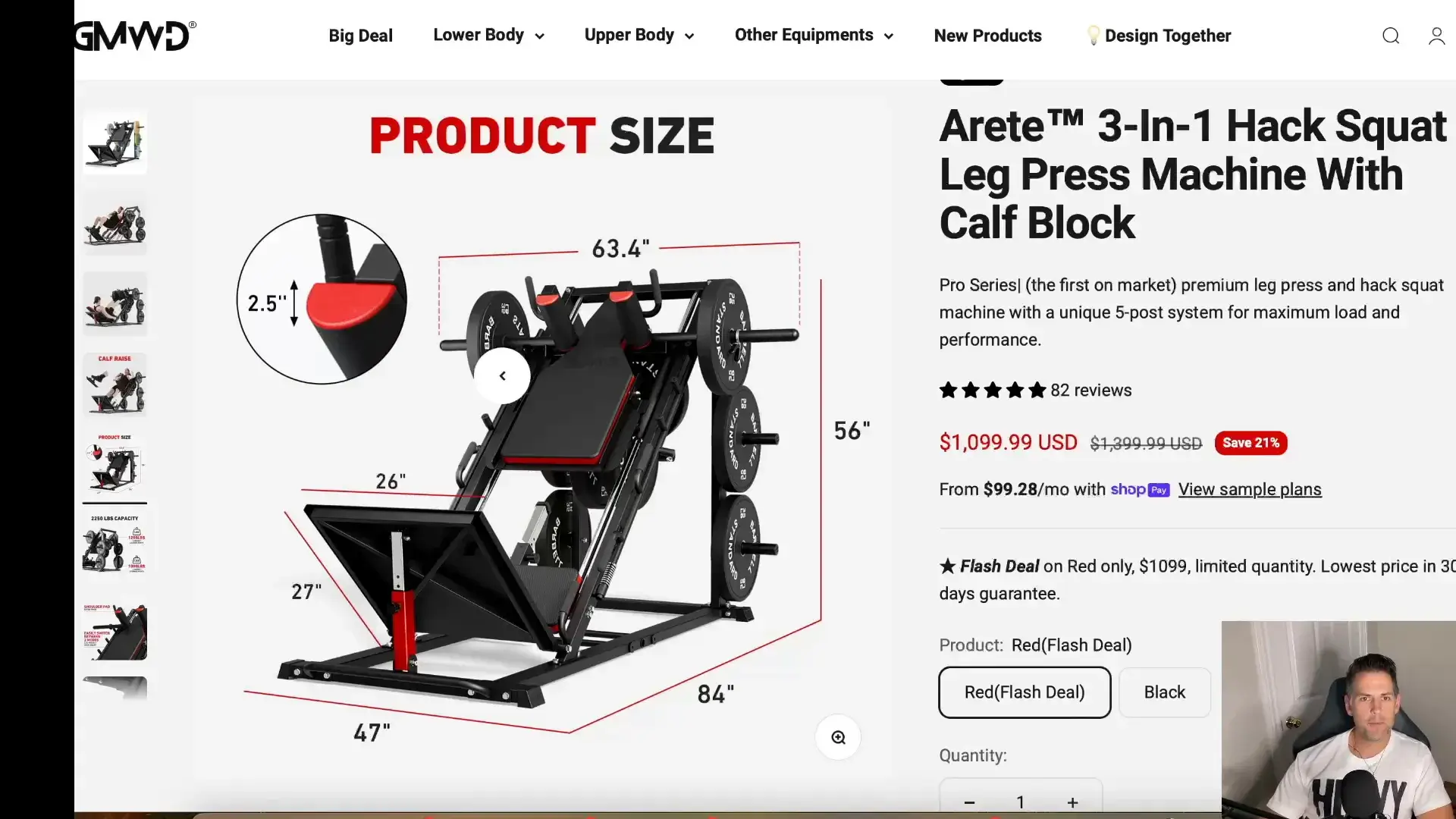 Exploring the GMWD 3 in 1 Hack Squat Leg Press Machine 2