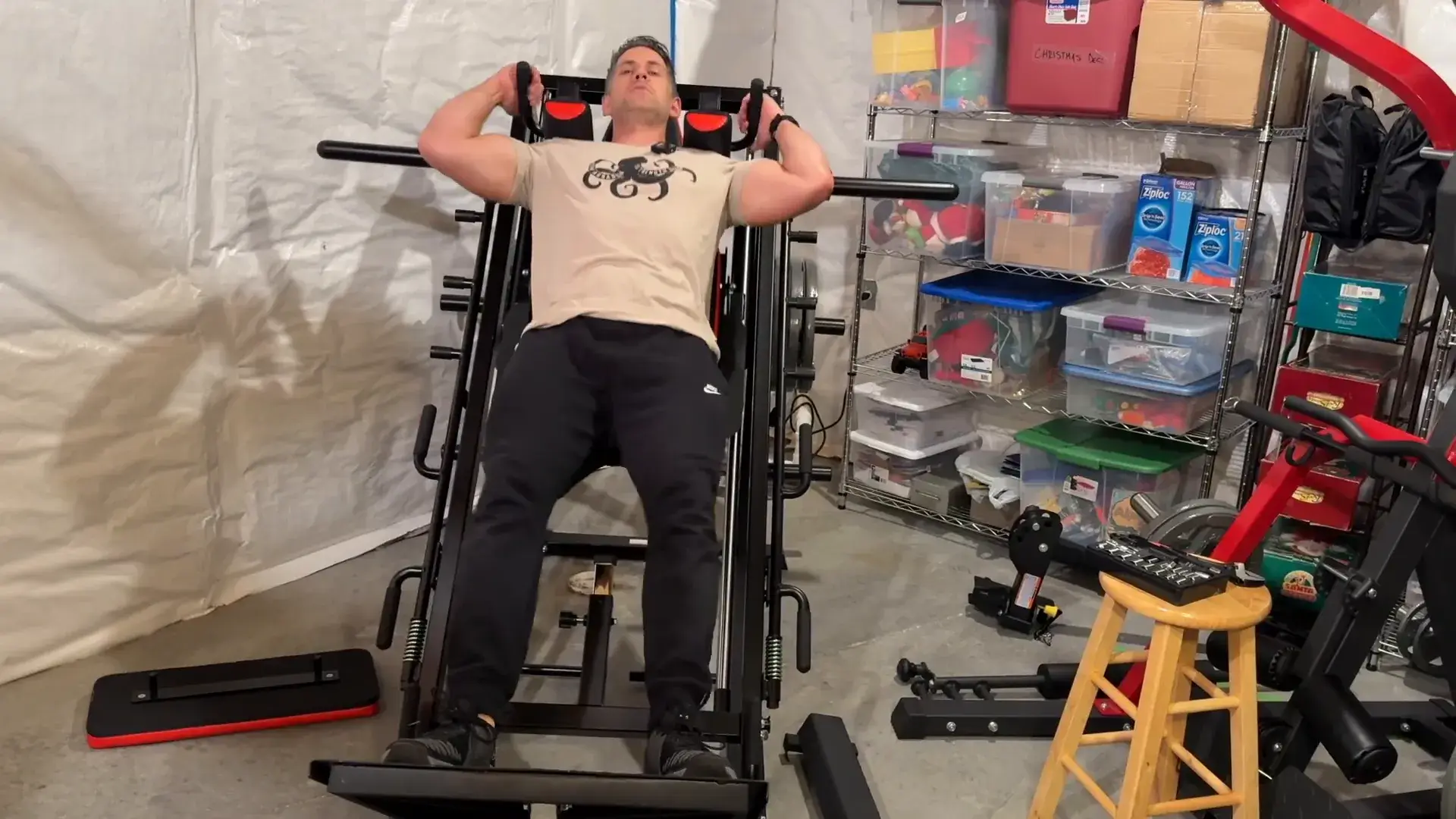 Exploring the GMWD 3 in 1 Hack Squat Leg Press Machine 3