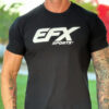 EFX Sports Fitted Tee Black Front