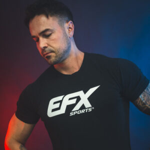 EFX Sports Fitted Tee Black Front