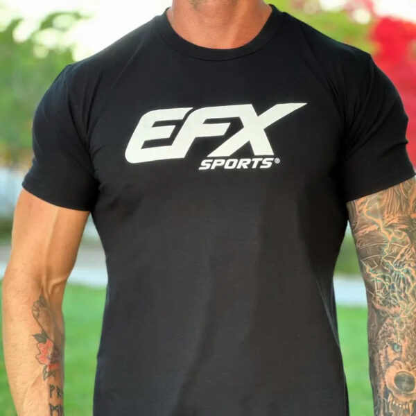 EFX Sports Fitted Tee Black Front