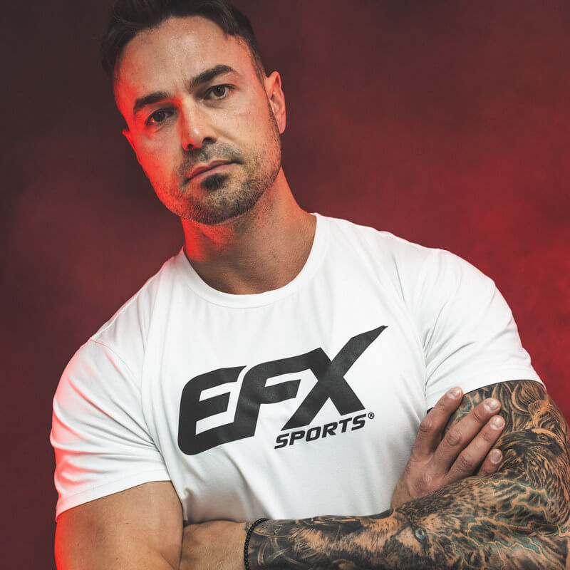 EFX Sports Fitted Tee White Front