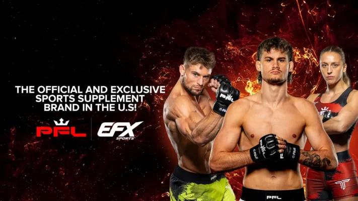 EFX Sports Partners with PFL to Fuel Fighters’ Performance with Premium Sports Nutrition Supplements